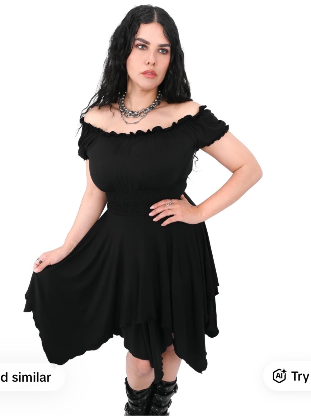 FOXBLOOD Poppy Handkerchief Dress